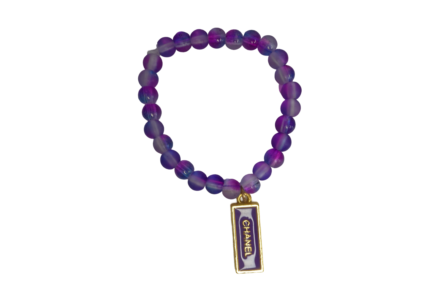 High Maintenance Lil' Diva Bracelet- Crackled Posh Purple