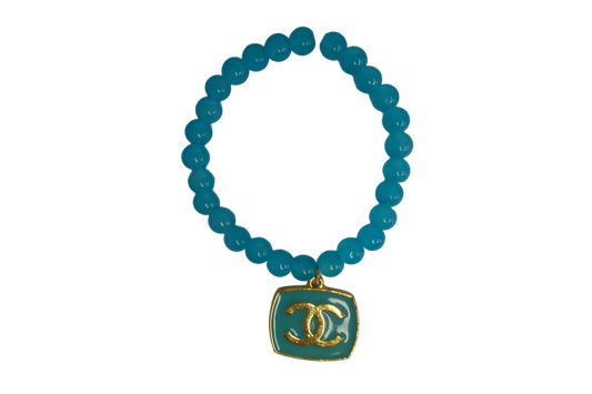 High Maintenance Lil' Diva Bracelet- Aqua Blue