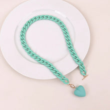 Load image into Gallery viewer, Love Bomb Chain Link Necklace
