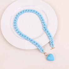 Load image into Gallery viewer, Love Bomb Chain Link Necklace
