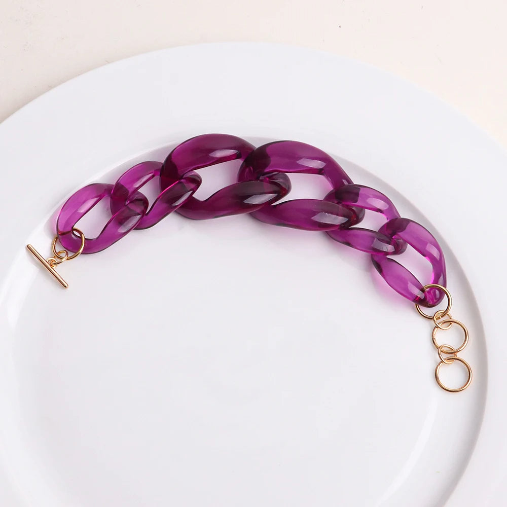 Concord Grape Cubiana Charm Bracelet